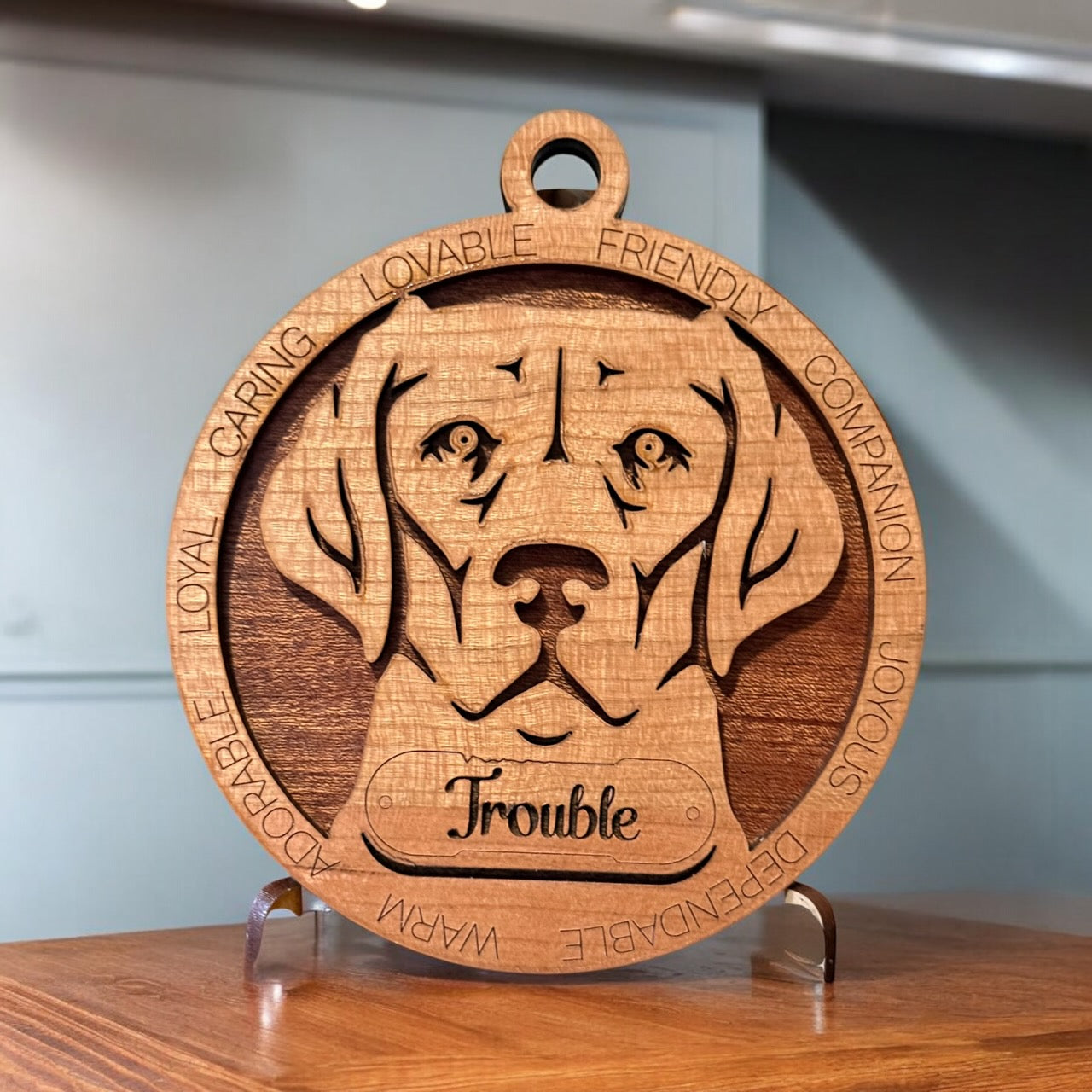 English Labrador Christmas Ornament