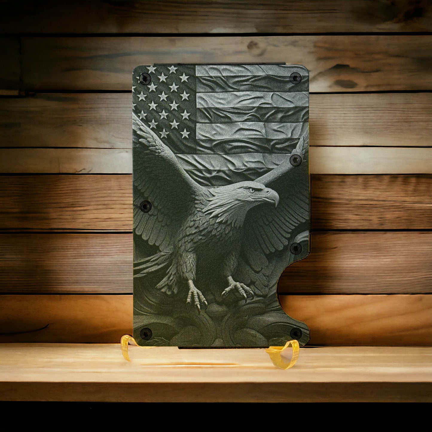 Eagle Custom Engraved Minimalist Wallet